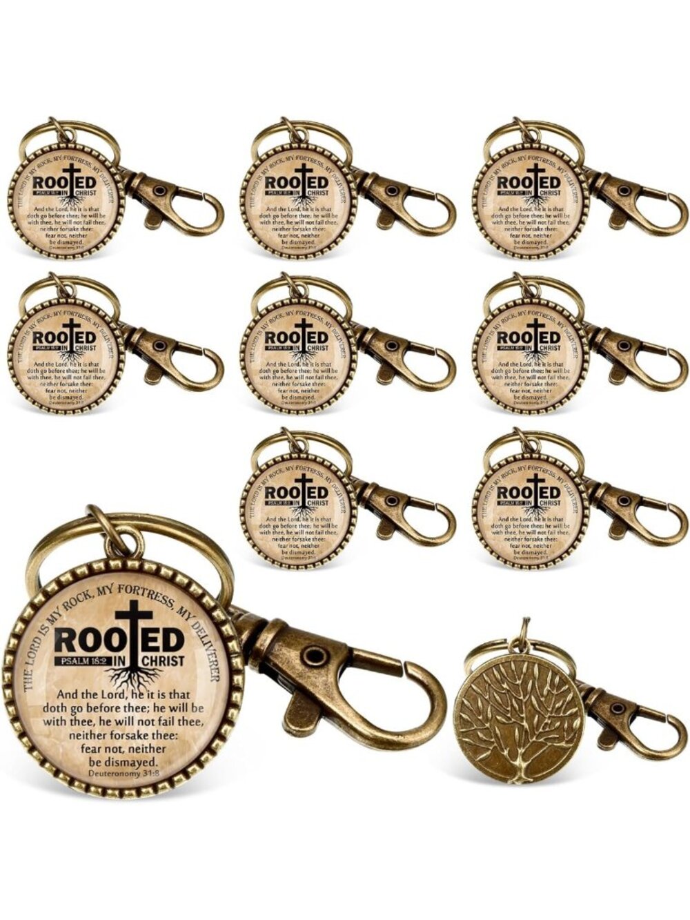 Religious Keychain Gifts for Men | Bulk Christian Accessories & Inspirational